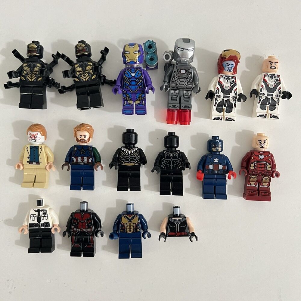 Authentic Lego Marvel Minifigures Lot